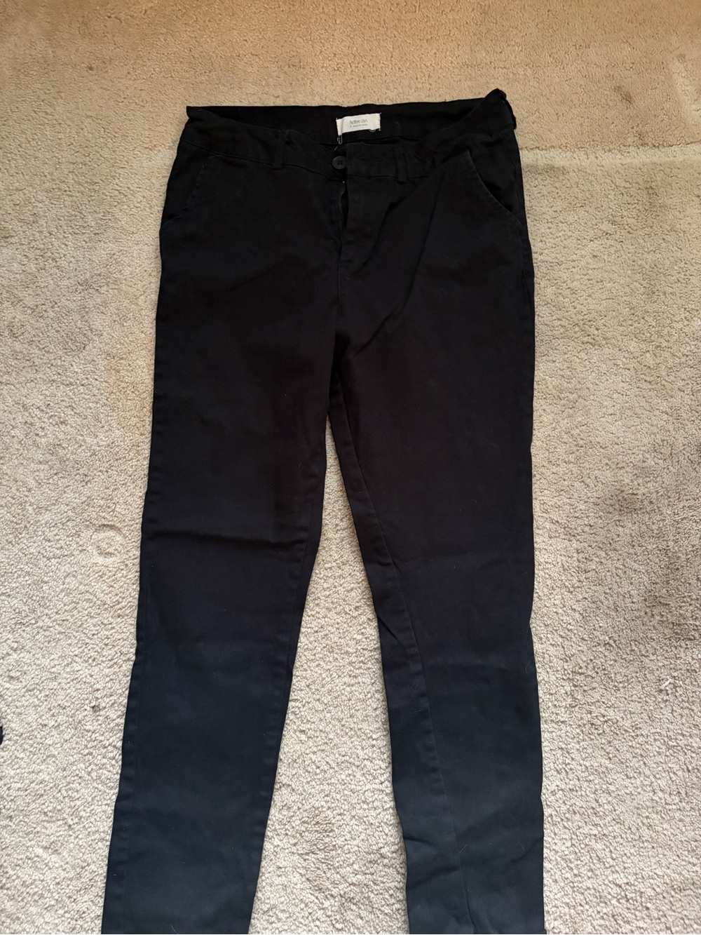 Women’s Active USA Black Pants - Slim Fit